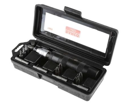 7865 Bahco 15 piece Hexagon, Phillips, Slotted Impact Screwdriver & Bit Set