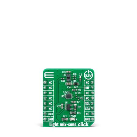 MIKROE-4148 MikroElektronika Light Mix-Sens Click for TMD 37253 TMD37253