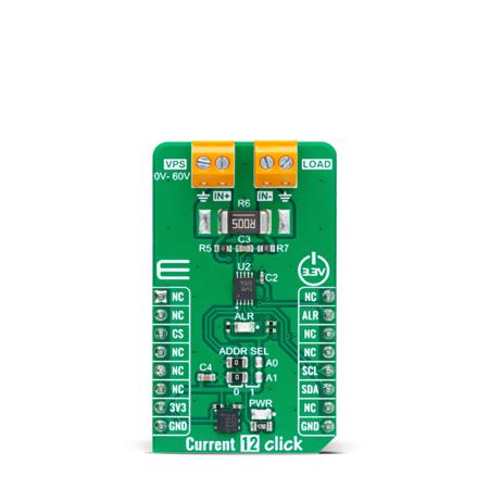 MIKROE-6065 MikroElektronika , Current 12 Click Current Monitor Development Board for mikroBUS for Current Monitor