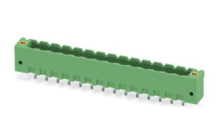 1777196 Phoenix Contact, 5.08mm Pitch, MSTBV 2.5/14-GF-5.08, 14 Way, Pluggable Terminal Block, Header, Solder Termination,