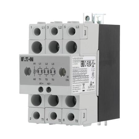 360046-HLR20-3-DC-600V Eaton HLR Series Solid State Relay, 20 A Load, Chassis Mount, 660 V ac Load, 32 V dc Control