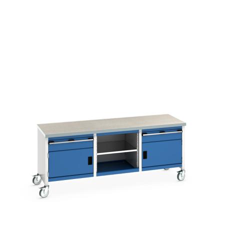 41002123-11V Bott 41002123.11V Portable Sheet Steel Workbench, 840mm x 750mm x 2000mm
