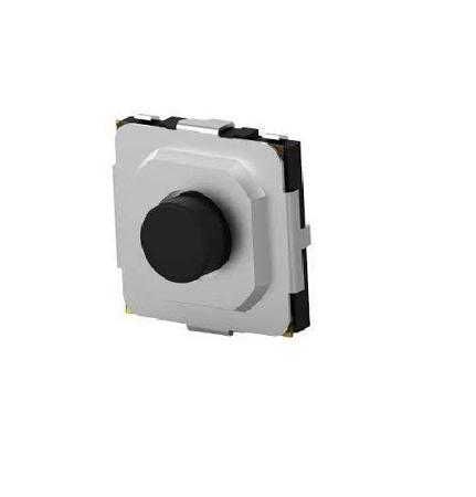 MSLPT5252CL1BTR TE Connectivity Black Round Button Tactile Switch, SPST 50 mA Surface Mount