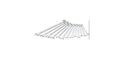 600LG-13 HAZET 13-Piece Wrench Set, 10 to 24 mm, Chrome Vanadium Steel