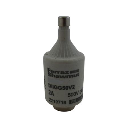 Z219718 Mersen 2A DII Diazed Fuse, E27 Thread Size, gG, 500V