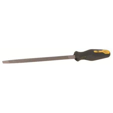 T0073 6 CK 125mm, Three Square Engineers File With Soft-Grip Handle