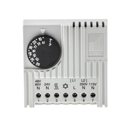 3110000 Rittal SK Changeover Enclosure Thermostat, 10 (4)A, 24 V dc, 230 V ac, +5 → +60 °C