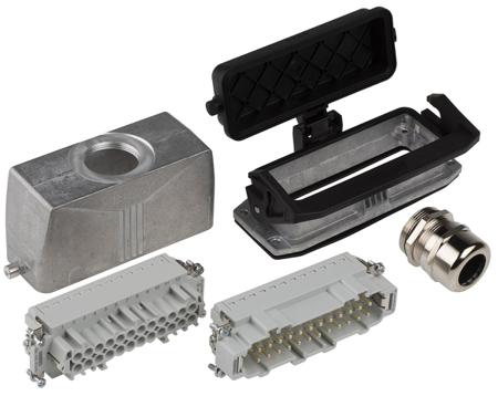 1416351 Phoenix Contact Connector Set, 24 Way, 16A, Female, Male, HC, 500 V