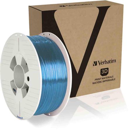 55056 Verbatim 1.75mm Blue PET-G 3D Printer Filament, 1kg
