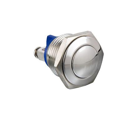MP0042/2 Bulgin Push Button Switch, Momentary, Panel Mount, 16.2mm Cutout, SPST, 36V dc, IP65
