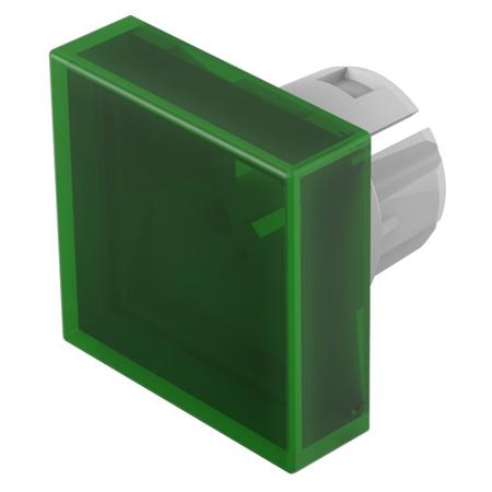 51-951.5 Indicator Lens Square Style, Green, 15.3 Long
