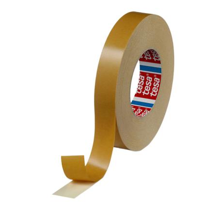 04961-00079-00 Tesa  White Double Sided Tape, 0.205mm Thick, 8 N/cm, Paper Backing, 25mm x 50m