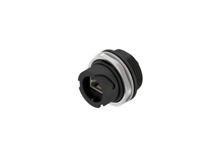 17-10009 CONEC 17 Series Single-Port RJ45 Receptacle Assembly Kit, Cat5e, Shielded