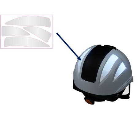 VA-REFLECT Penta ABS Grey Hard Hat Protector, Penta Helmets