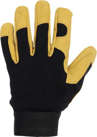 FRMAGF-T11 Solidur Black, Yellow 40% Nylon, Polyurethane Gloves, Size 11
