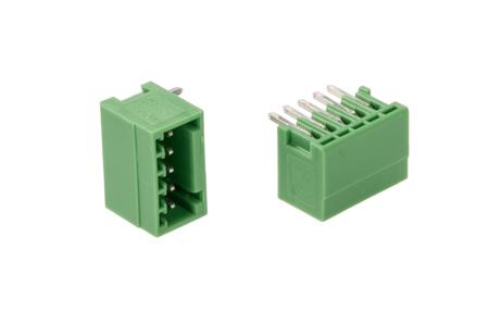 1881477 Phoenix Contact, 2.5mm Pitch, COMBICON MC, 5 Way, Right Angle, Pluggable Terminal Block, Header, Through Hole, Solder