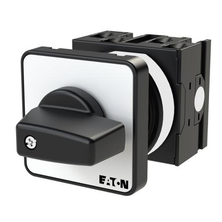 034110-T0-2-15432-E Eaton, DPST 3 Position 45° Changeover Switch, 690 V ac, 20 A, Rotary Knob Actuator