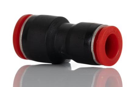 C00201210 Norgren Pneufit C Series Straight Tube-to-Tube Adaptor, Push In 12 mm to Push In 10 mm, Tube-to-Tube Connection Style