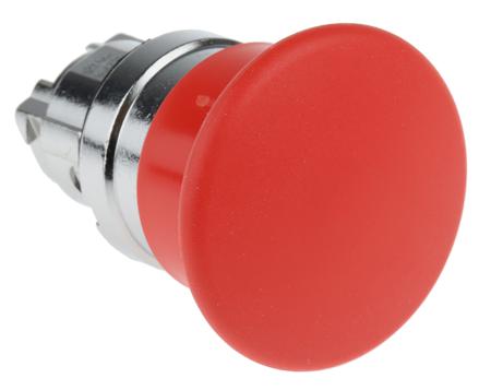ZB4BC4 Schneider Electric Harmony XB4 Series Red Momentary Push Button Head, 22mm Cutout, IP66, IP69K