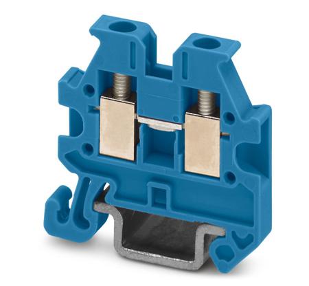 3248026 Phoenix Contact Blue Feed Through Terminal Block, 2-Level, Screw Termination