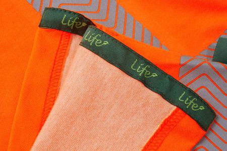 LFE974-NB-22 PULSAR LFE951 Orange Women Hi Vis Polo Shirt, 22in