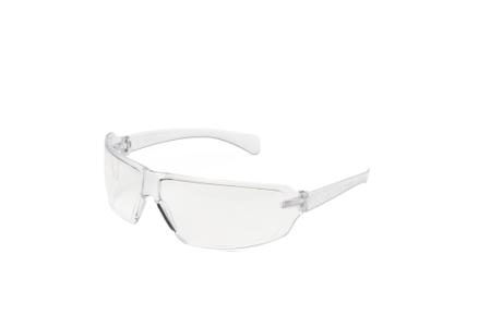 553ZB-06-00-00 Univet 553 Zeronoise Safety Glasses, Clear Polycarbonate Lens