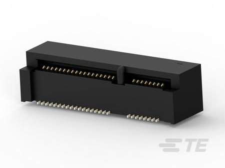 1759503-1 TE Connectivity mini PCI-E Series Female Edge Connector, 52-Contacts, 0.8mm Pitch, 1-Row