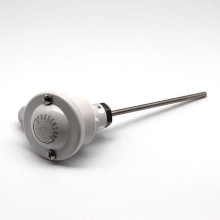 BLC62001 Prosensor PT100 Temperature Probe, 6mm Dia, 200mm Long, 3 Wire, M20, Class A +250°C Max