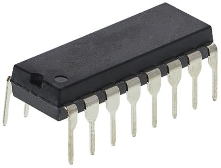 CD4053BE Texas Instruments  Multiplexer/Demultiplexer Triple 2:1 5 V, 9 V, 12 V, 15 V, 18 V, 16-Pin PDIP