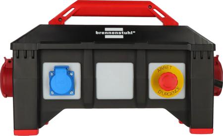 9150321124 brennenstuhl 2m 4 Socket Type E - French Extension Lead Kit, 415 V, IP44