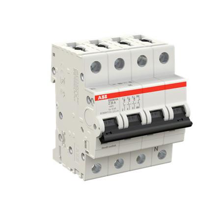 2CDS273103R0518 ABB System Pro M Compact S200M MCB, 3+N, 25A, Type Z, 400V AC, 125V DC, 15 kA Breaking Capacity