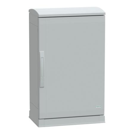 NSYPLAZT753G Schneider Electric Thalassa Series Fibreglass Reinforced Polyester Single-Door-Door Floor Standing Enclosure, Opaque