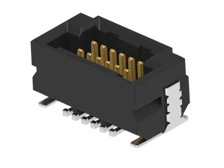 294133-E ERNI ERNI MicroCon Series Straight, Vertical Surface Mount PCB Header, 12 Contact(s), 0.8mm Pitch, 2 Row(s), Shrouded
