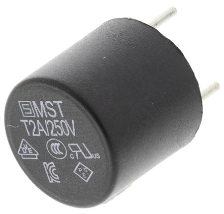 0034.6618 Schurter PC Board Non Resettable Fuse, Radial 2A, 250V ac