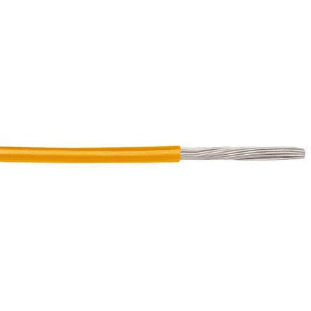 3051 OR001 Alpha Wire Hook-up Wire PVC Series Orange 0.33 mm² Hook Up Wire, 22 AWG, 7/0.25 mm, 305m, PVC Insulation,