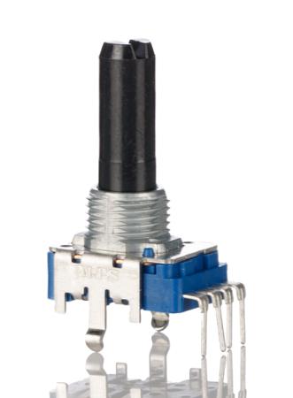RK11K1140A72 Alps Rotary Carbon Film Potentiometer with a 6 mm Dia. Shaft, 100kΩ, ±20%, 0.05W, Linear