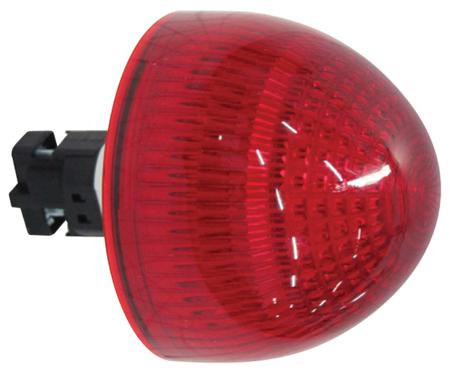 HW1P-5Q4-R Idec Red Panel Mount Indicator, 24.1 x 22.3mm Mounting Hole Size