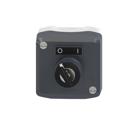 XALD144 Schneider Electric XALD NO Control Station Switch 53mm Dark Grey/Light Grey Polycarbonate 68mm I/O 68mm