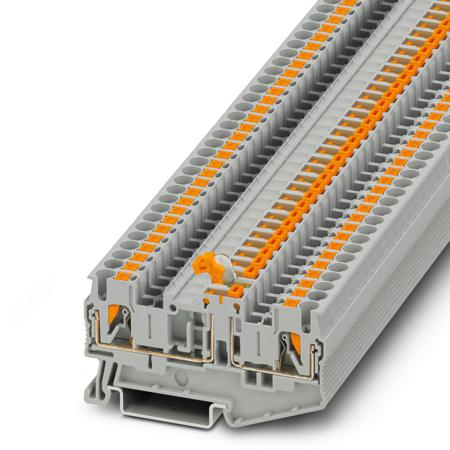 3210157 Phoenix Contact  PT 2 Series Grey, 4mm², Push In Termination