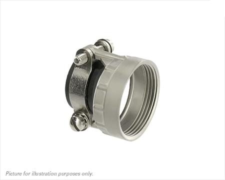 UT020AC Souriau Sunbank by Eaton, UT0Size 20 Straight Cable Clamp With Strain Relief, For Use With UT0-UT0W Series Circular