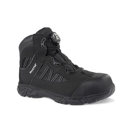 RF160-007 Rockfall Ohm Black Non Metallic Toe Cap Unisex Safety Boot, UK 7, EU 41, US 8