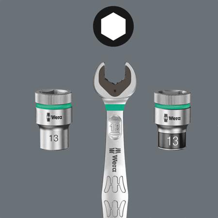 05020261001 Wera No 22 x 24 mm Double Ended Open Spanner No, , Non Sparking