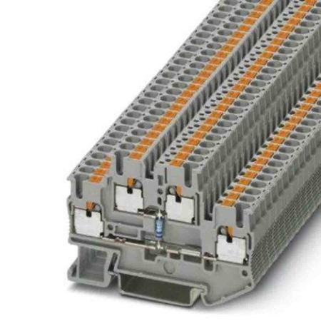 3210925 Phoenix Contact  PTTB Series Grey, Push In Termination