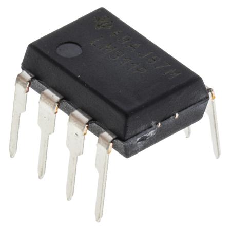 LM311P  Texas Instruments, Comparator, Open Collector/Emitter O/P, 0.165μs 5 → 28 V 8-Pin PDIP