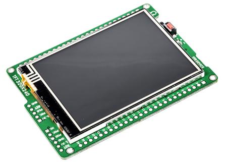 MIKROE-607 MikroElektronika , mikromedia for PIC18F 2.8in TFT Color Display Development Board With PIC18F87J50 for
