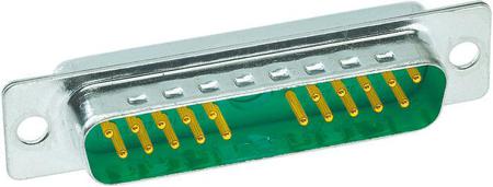 09691117051 HARTING 5 Way Panel Mount D-sub Connector Plug
