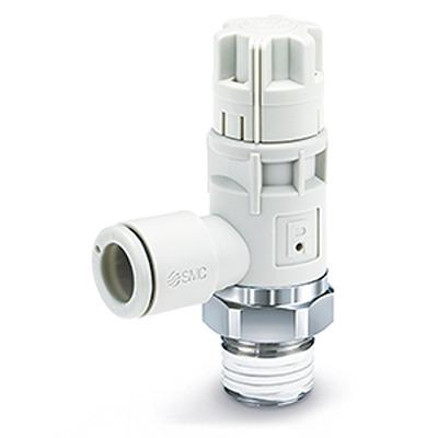 AS42R-G04-10 SMC AS-R Series Threaded Speed Controller, G 1/2 Male Inlet Port x 10mm Tube Outlet Port,