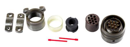 45106EC1210P50 Amphenol Socapex, 451 10 Way Cable Mount MIL Spec Circular Connector Plug, Pin Contacts,Shell Size 12, Bayonet Coupling