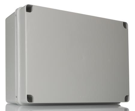 EL322 HellermannTyton EL Series Grey Polystyrene Junction Box, IP67, 328x129x239mm
