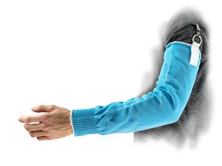 72290500 Ansell HyFlex Blue Fibreglass Arm Protector for Cut Resistant Use, 500mm Length, 500 mm